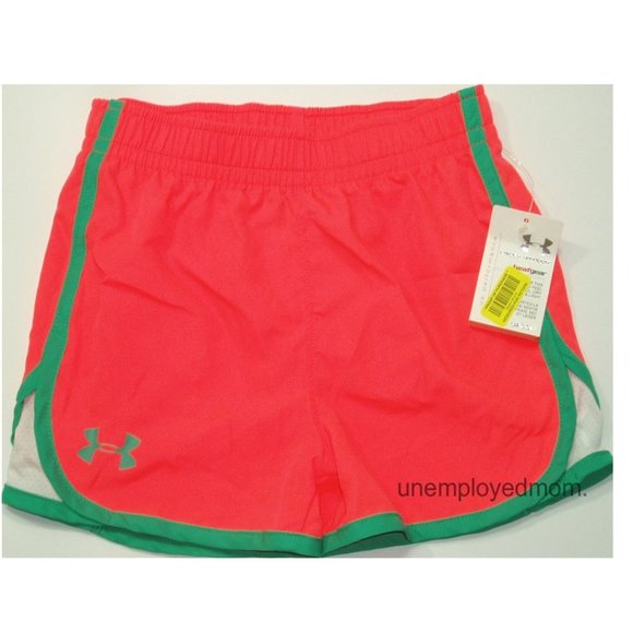 Under Armour Shorts Girls Active Wear Sports Athletic  BTS - Picture 4 of 6
